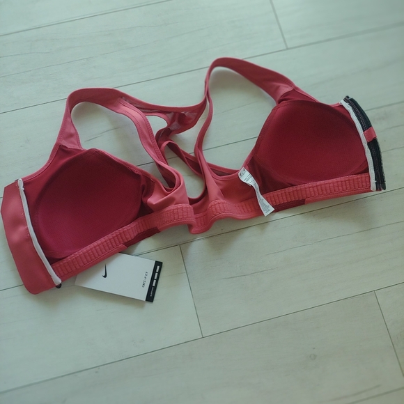 NIKE NEW Dri-FIT Shape Front Zip Sports Bra - Picture 6 of 11